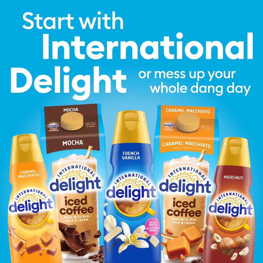 International Delight Mocha Naturally Caffeinated Light Roast Iced Coffee 64 fl oz Carton