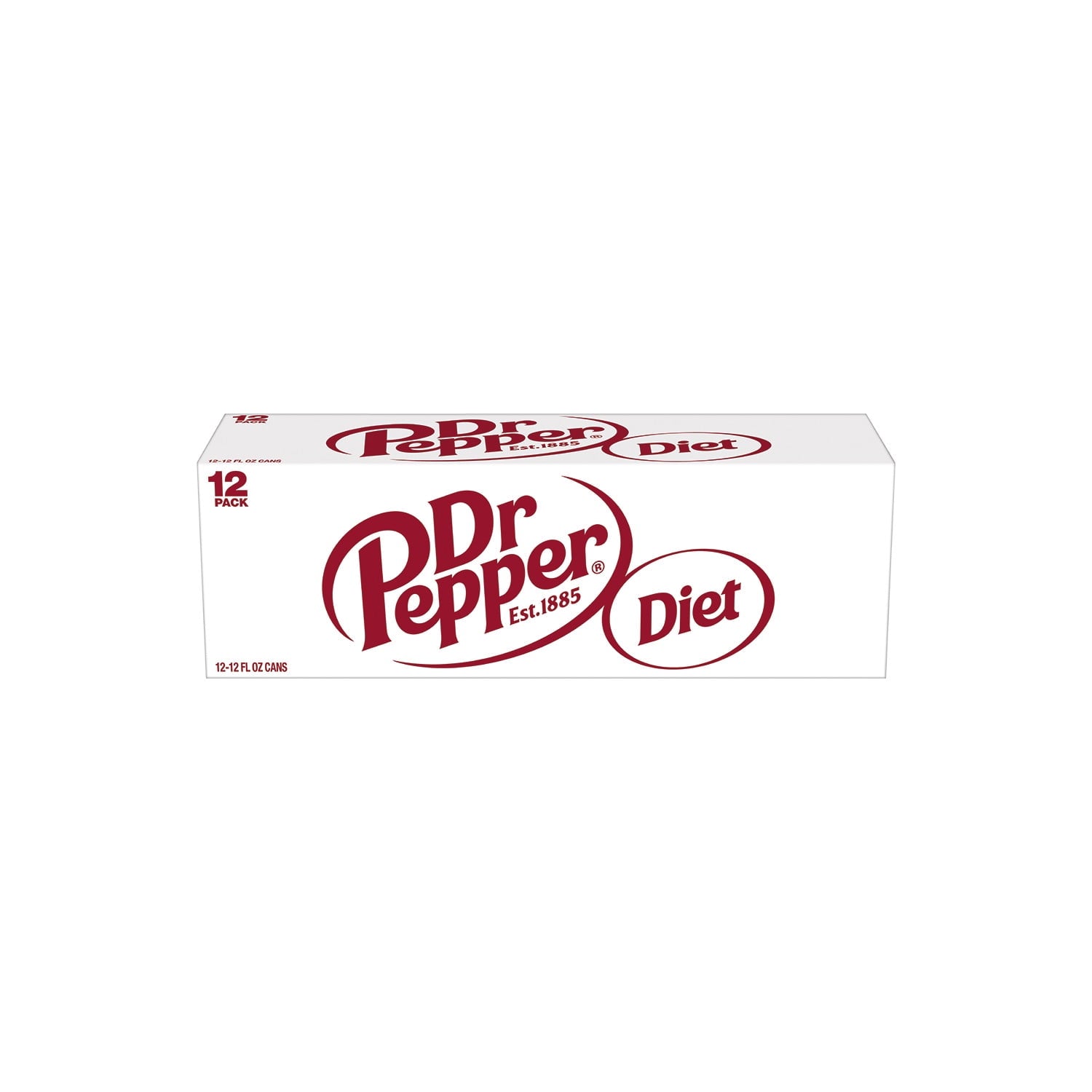Diet Dr Pepper Soda Pop Cans 12 Fl Oz 12 Pack