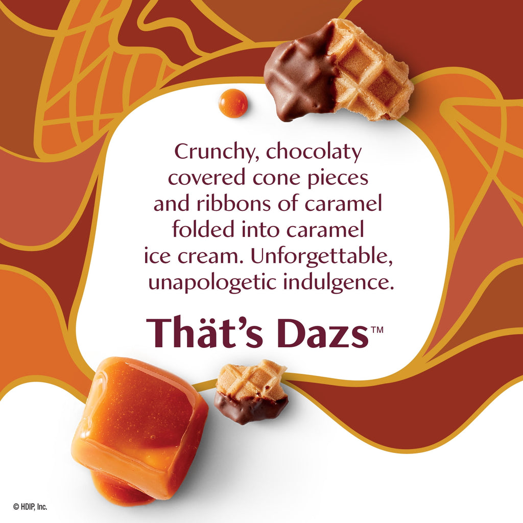 Häagen-Dazs Caramel Cone Ice Cream 14 Oz