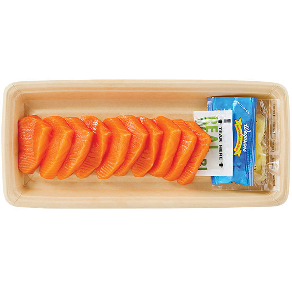 Wegmans King Salmon Sashimi 0.3 Lb