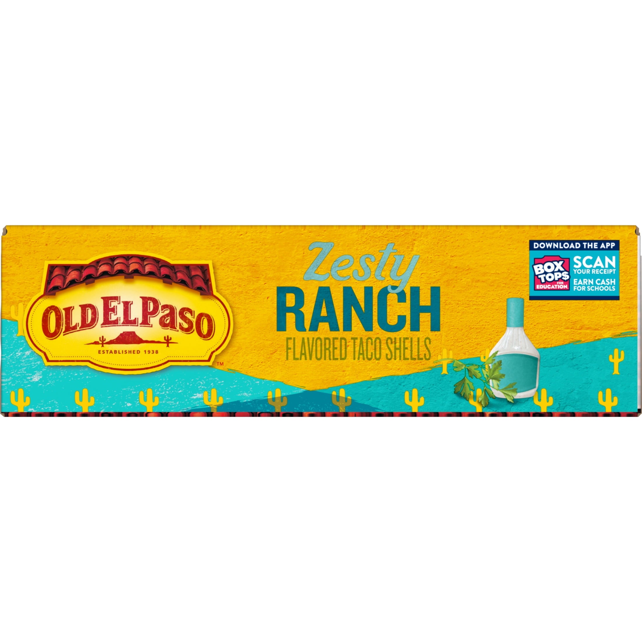 Stand 'N Stuff Crunchy Taco Shells Zesty Ranch 5.4 Oz 10 Count