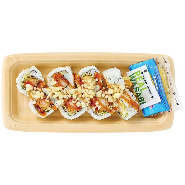 Wegmans Shrimp Tempura Roll Cooked Sushi 8 Pc 5 Oz
