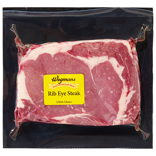 Wegmans Choice Rib Eye Steak 1.16 lbs