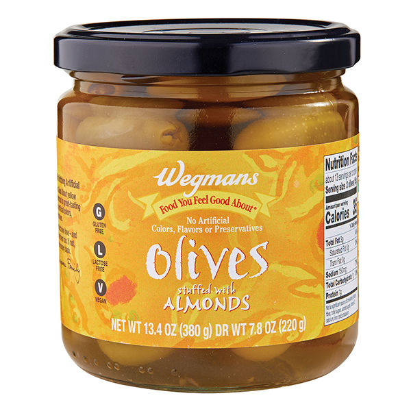 Wegmans Olives Stuffed with Almonds 7.8 Oz