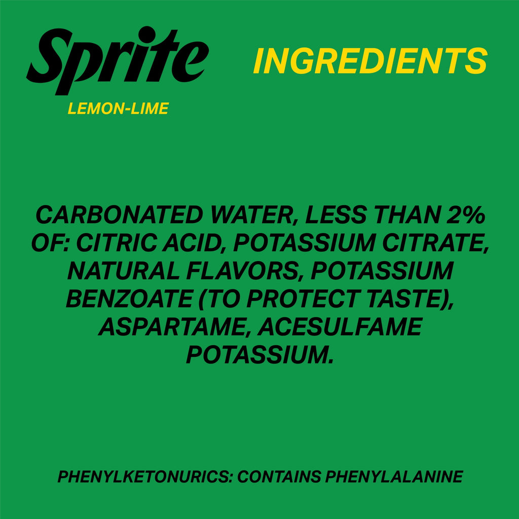 Sprite Zero Sugar Lemon-Lime Caffeine Free Soda Pop Bottle 2 Liters