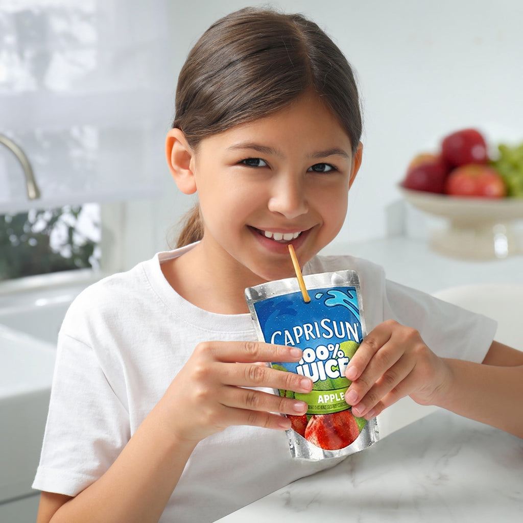 Capri Sun 100% Apple Juice From Concentrate Pulp-Free 6 fl oz 10 Pack