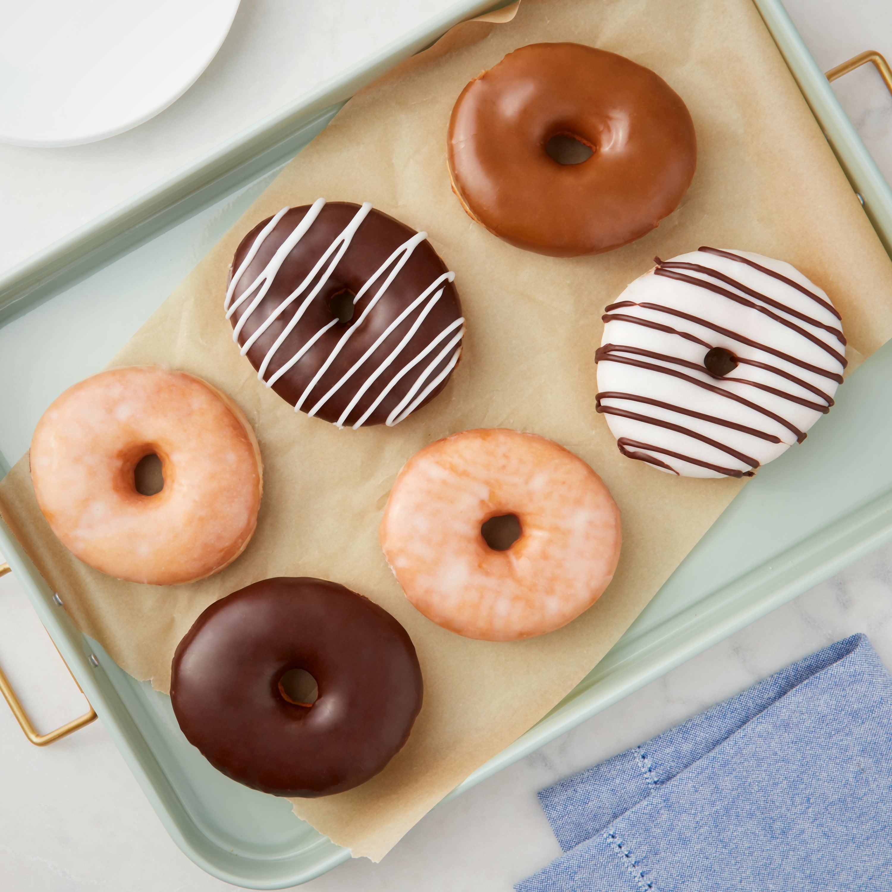Assorted Iced Ring Donuts 12 Oz 6 Count Freshness Guaranteed