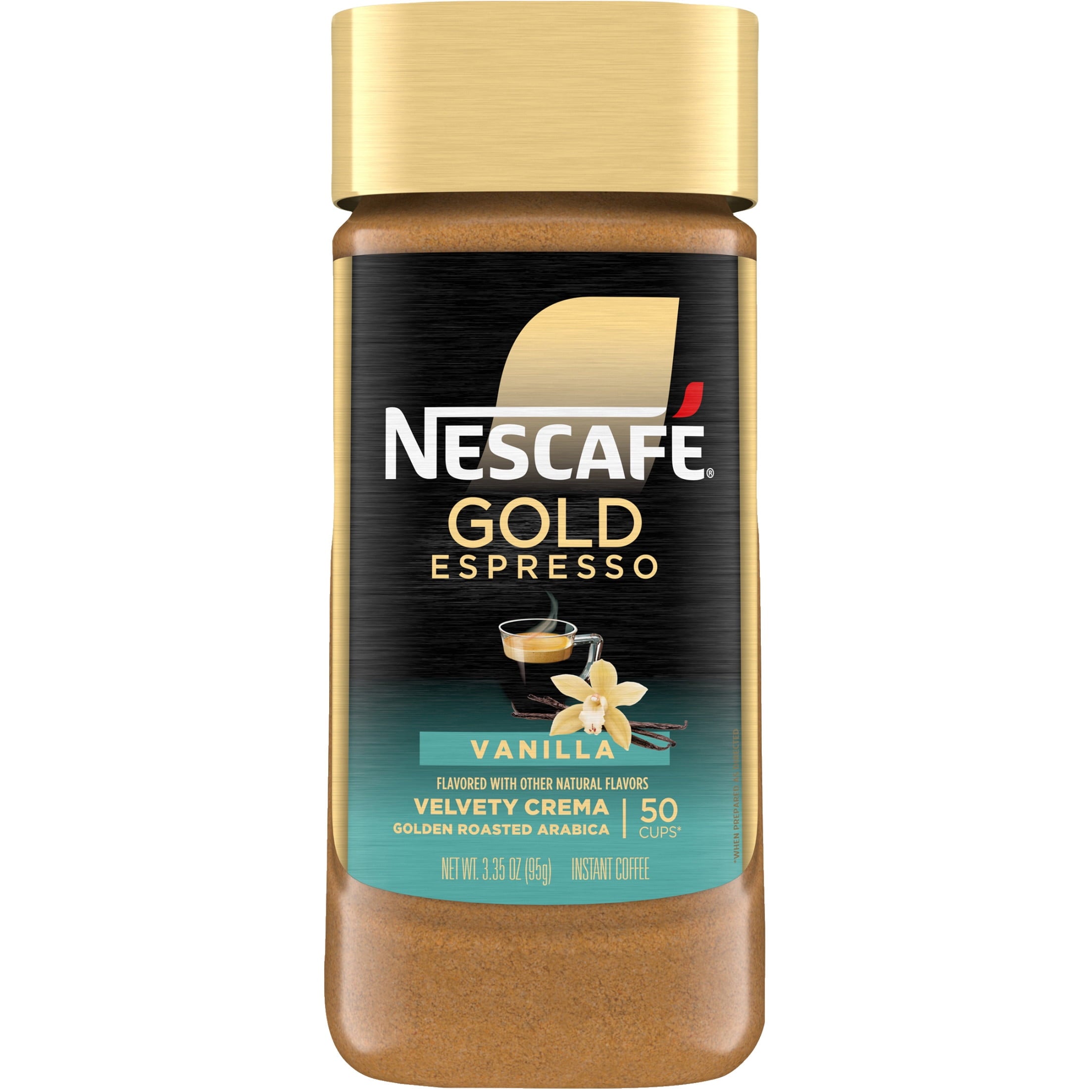 NESCAFÉ Gold Espresso Vanilla Flavored Naturally Caffeinated Medium Instant Coffee 3.35 oz
