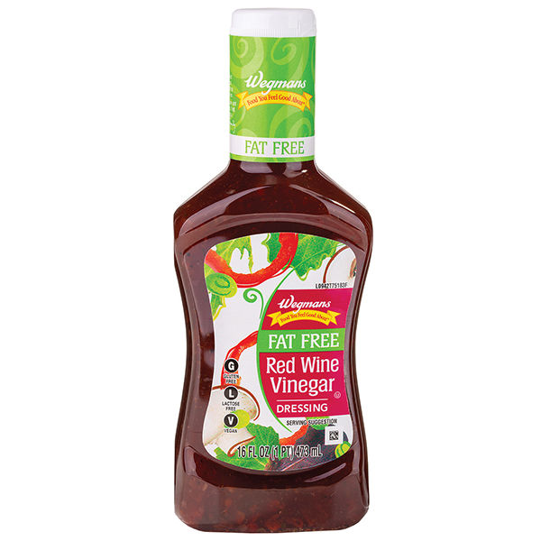 Wegmans Fat Free Red Wine Vinegar Dressing 16 fl oz