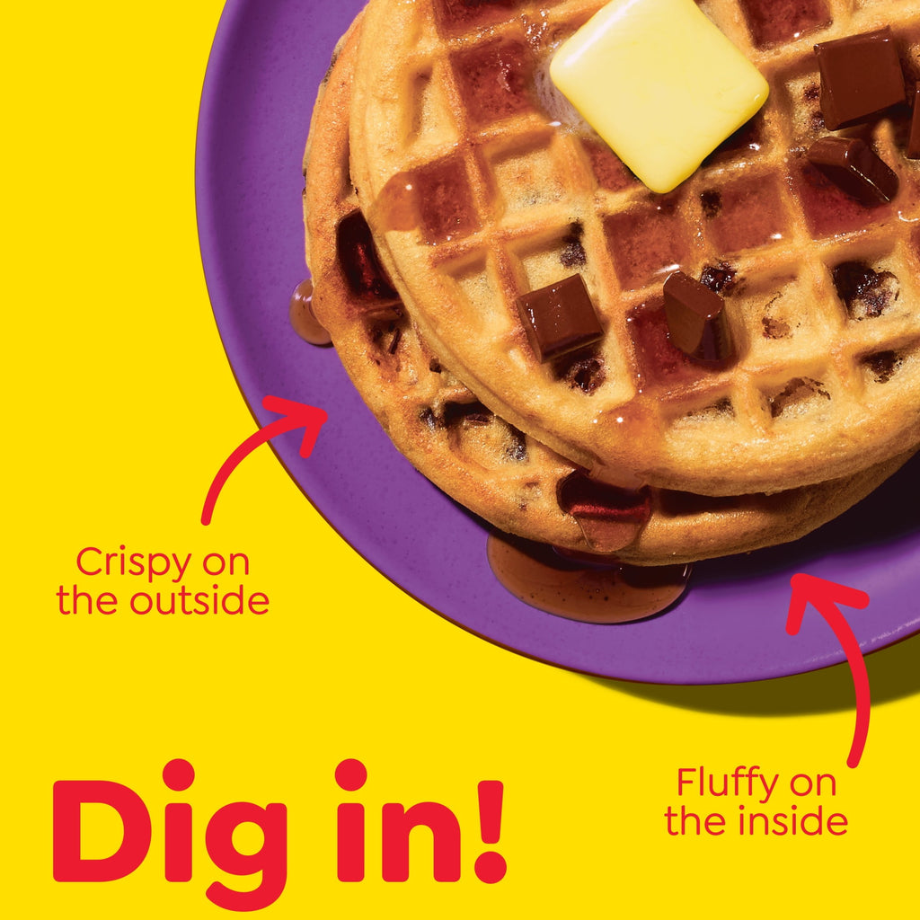 Eggo Chocolatey Chip Waffles Frozen Breakfast 29.6 Oz 24 Count