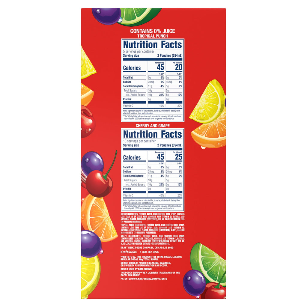 Kool-Aid Jammers Variety Pack Kids Drinks 30 Count 6 fl oz Pouches