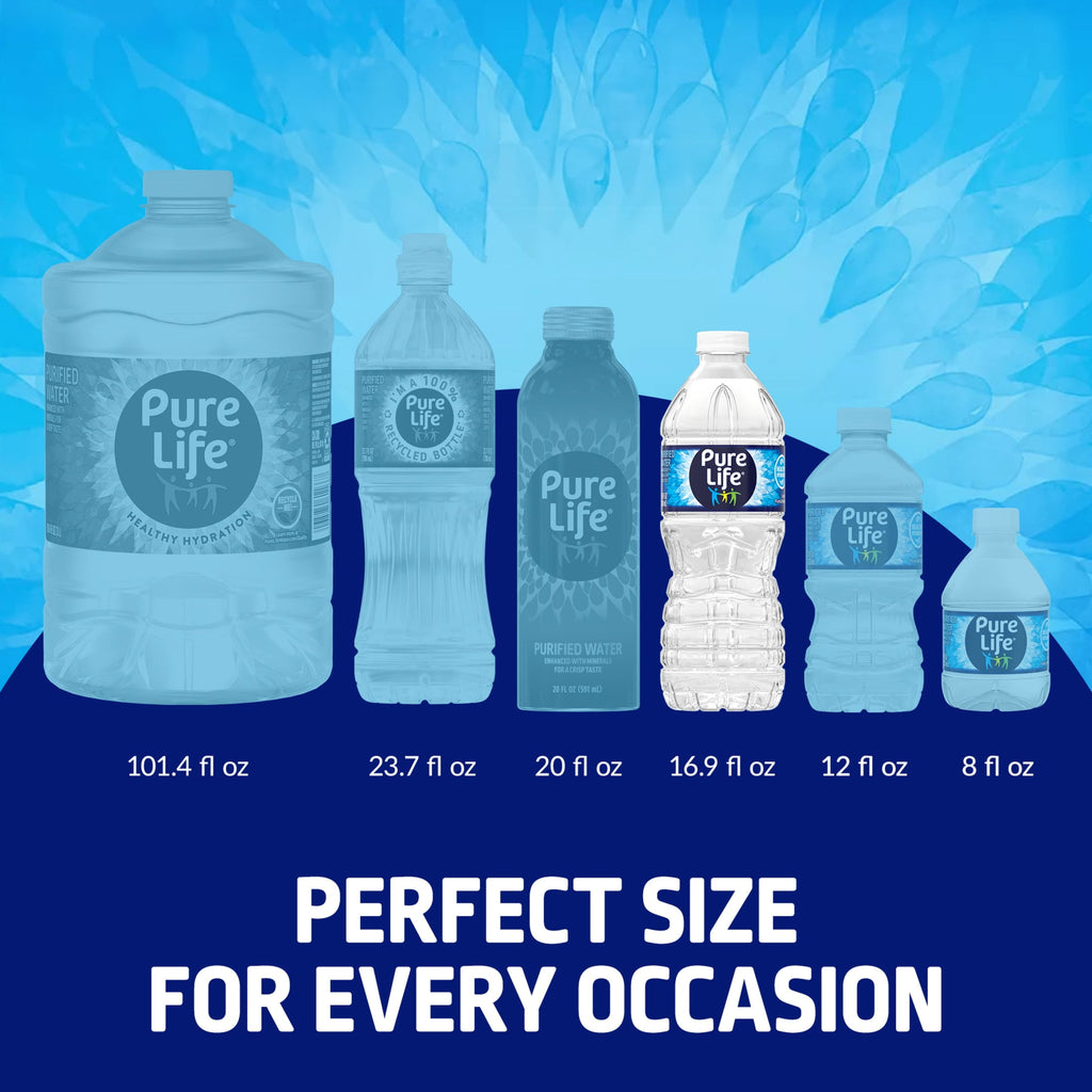 Pure Life Purified Water 16.9 fl oz Plastic Bottles 35 Pack