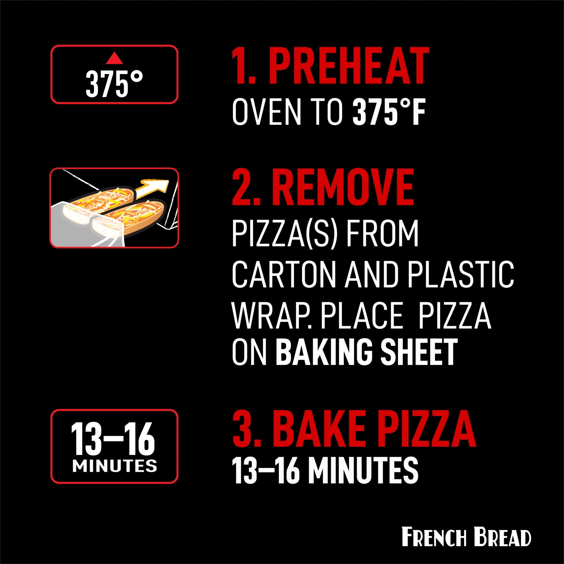 Red Baron 5 Cheese & Garlic French Bread Frozen Pizza 8.8 Oz 2 Pack