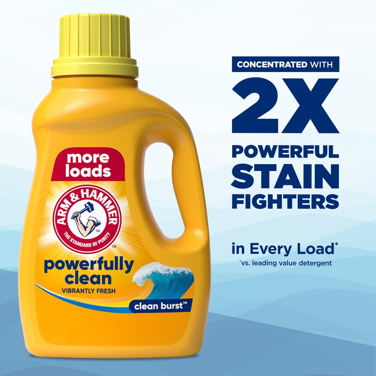 ARM & HAMMER Clean Burst Liquid Laundry Detergent 43 fl oz 43 Loads