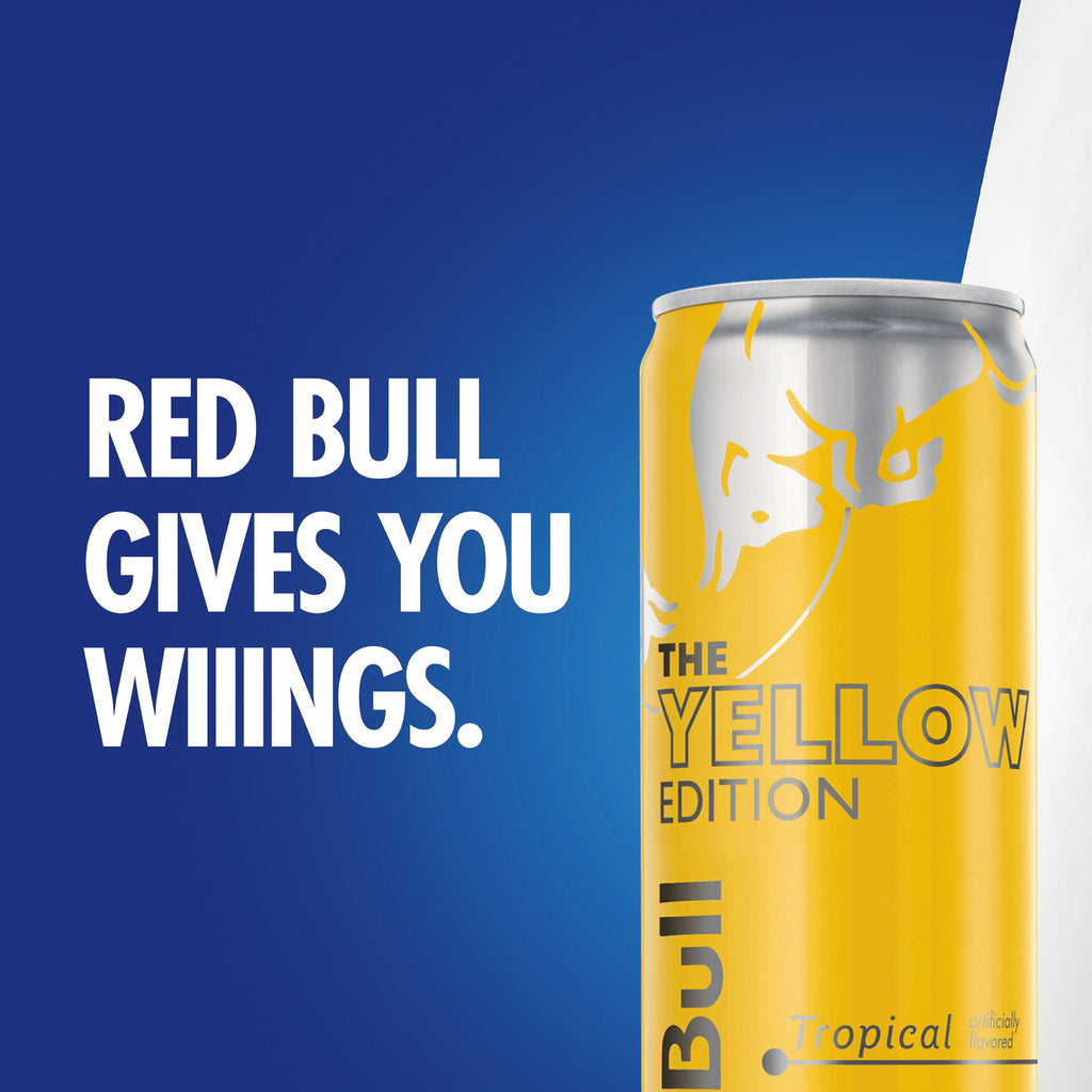 Red Bull Yellow Edition Tropical Energy Drink 12 fl oz Single Can