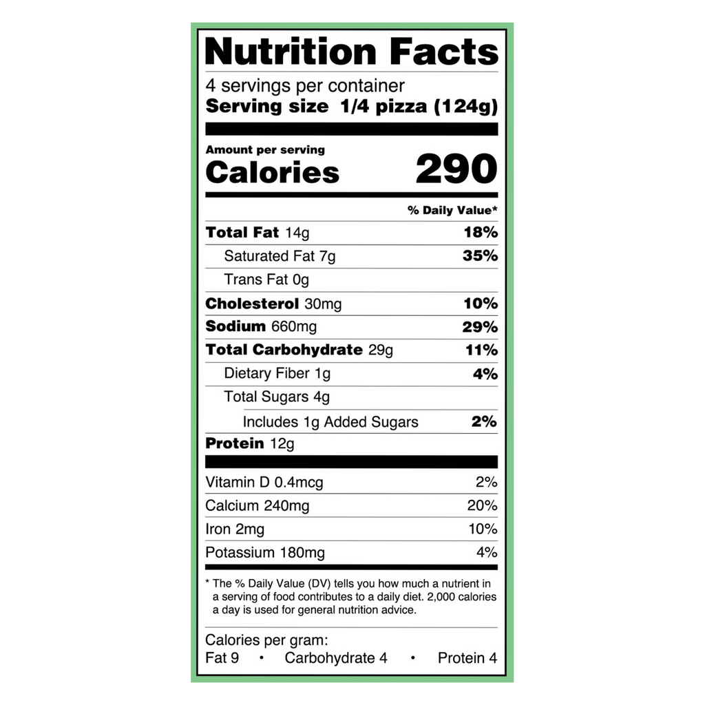 Great Value Thin and Crispy Crust Spinach Alfredo Frozen Pizza 17.45 Oz