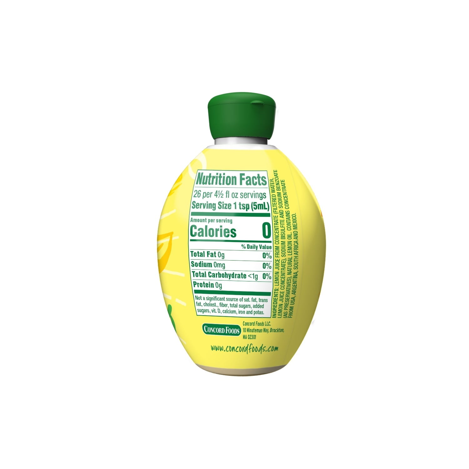 Concord Foods Lemon Juice From Concentrate 4.5 Oz