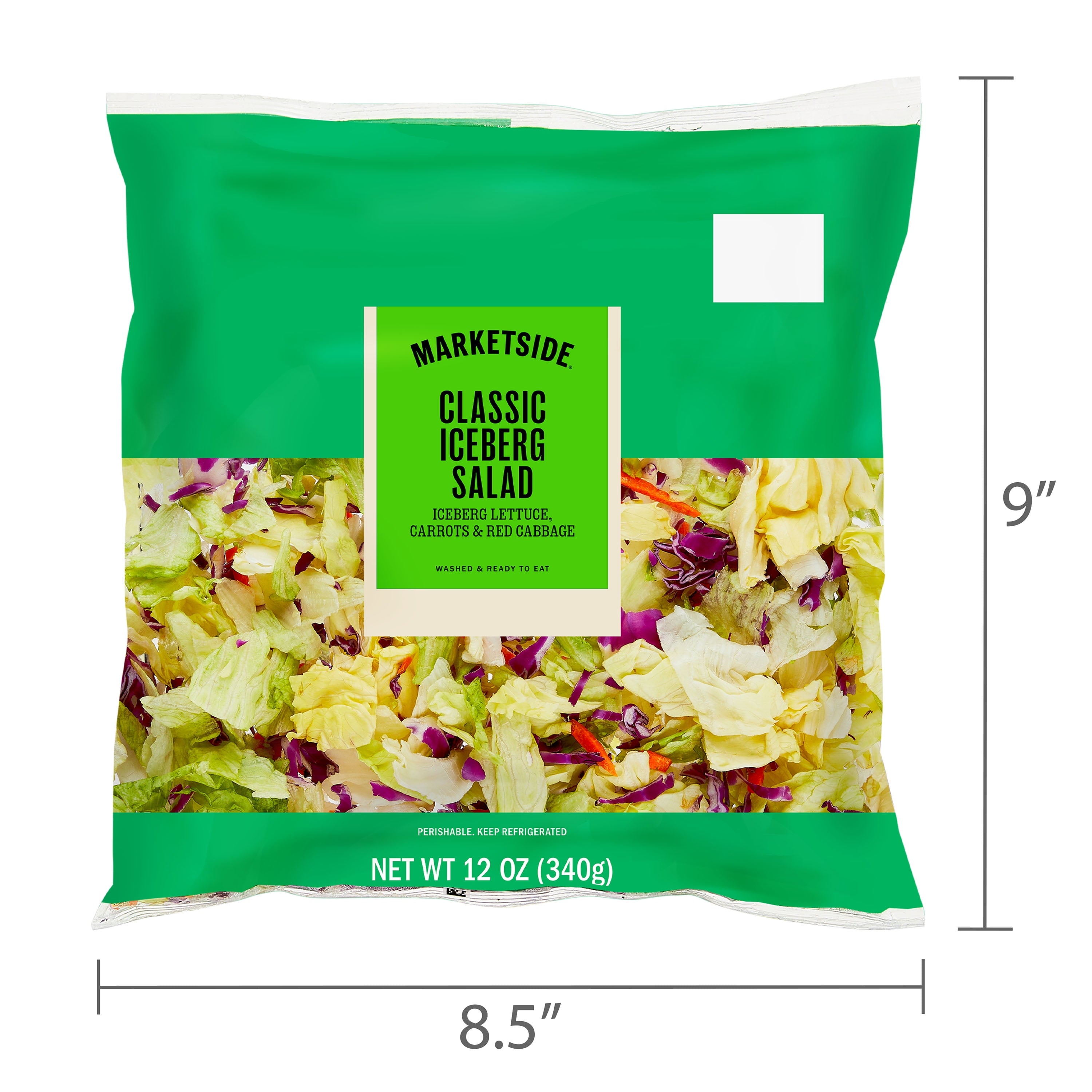 Marketside Fresh Shredded Iceberg Lettuce 8 Oz Bag
