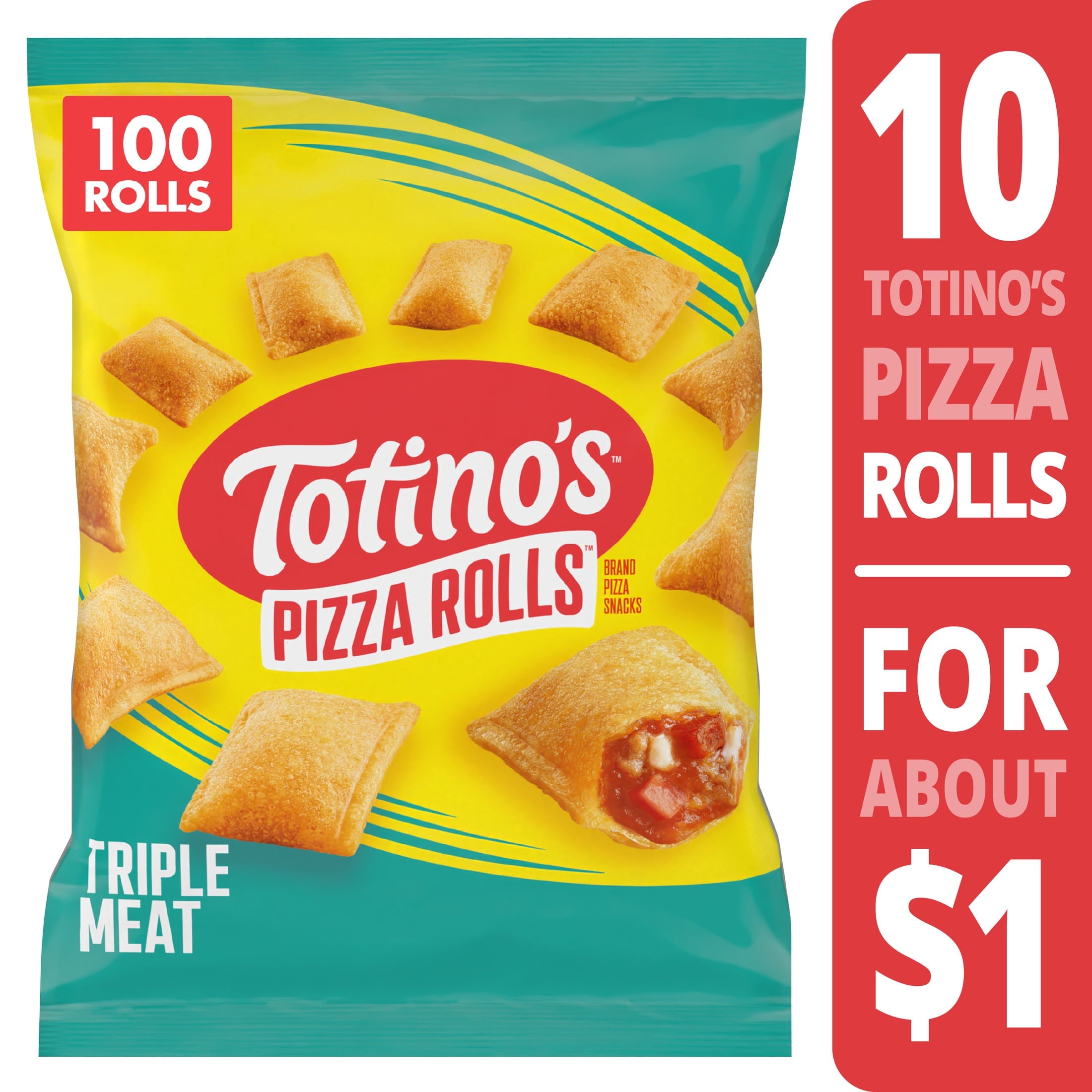 Totino's Pepperoni Party Pizza Pack Frozen 40.8 Oz 4 Ct
