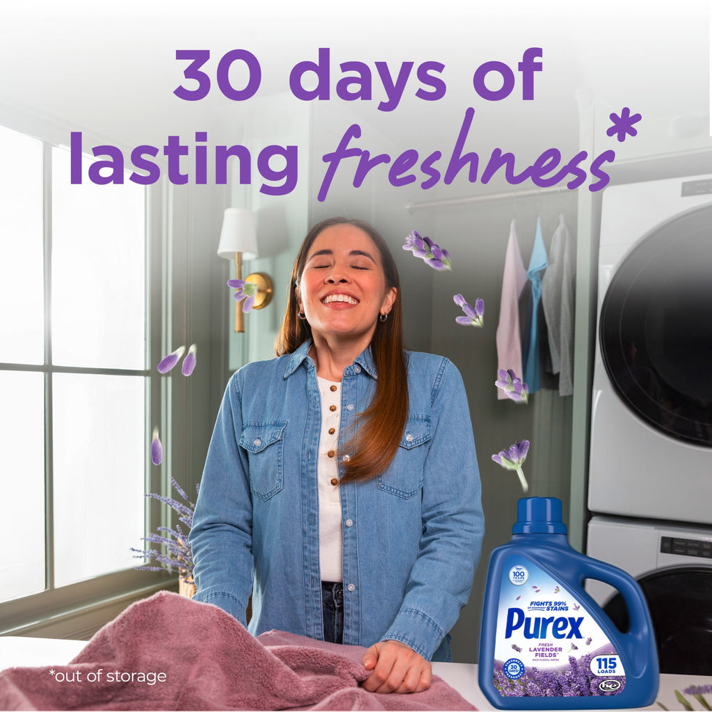 Purex Fresh Lavender Fields Liquid Laundry Detergent 150 fl oz 115 Loads