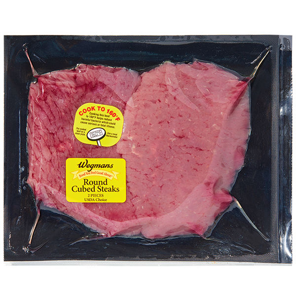 Wegmans Choice Round Cubed Steaks 0.68 lb