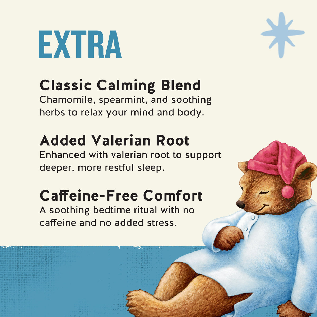 Celestial Seasonings Sleepytime Extra Wellness Herbal Tea Bags 1.2 oz 20 Count