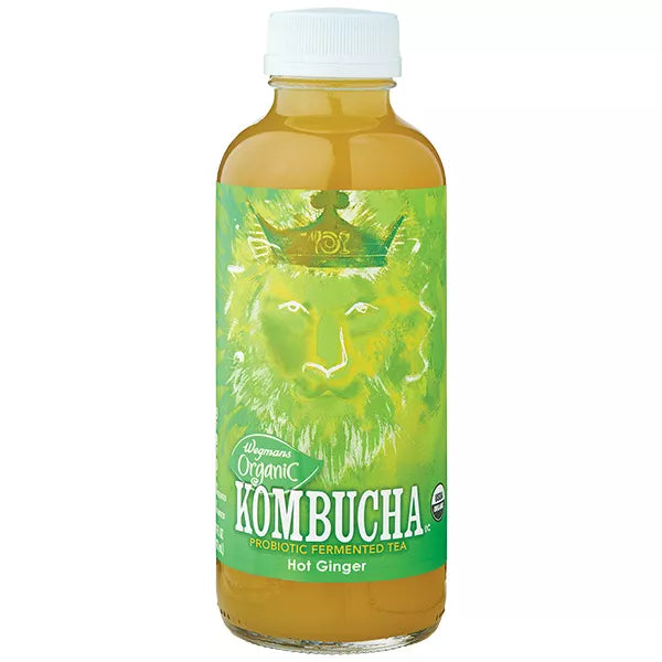 Wegmans Organic Hot Ginger Kombucha 16 fl. oz.