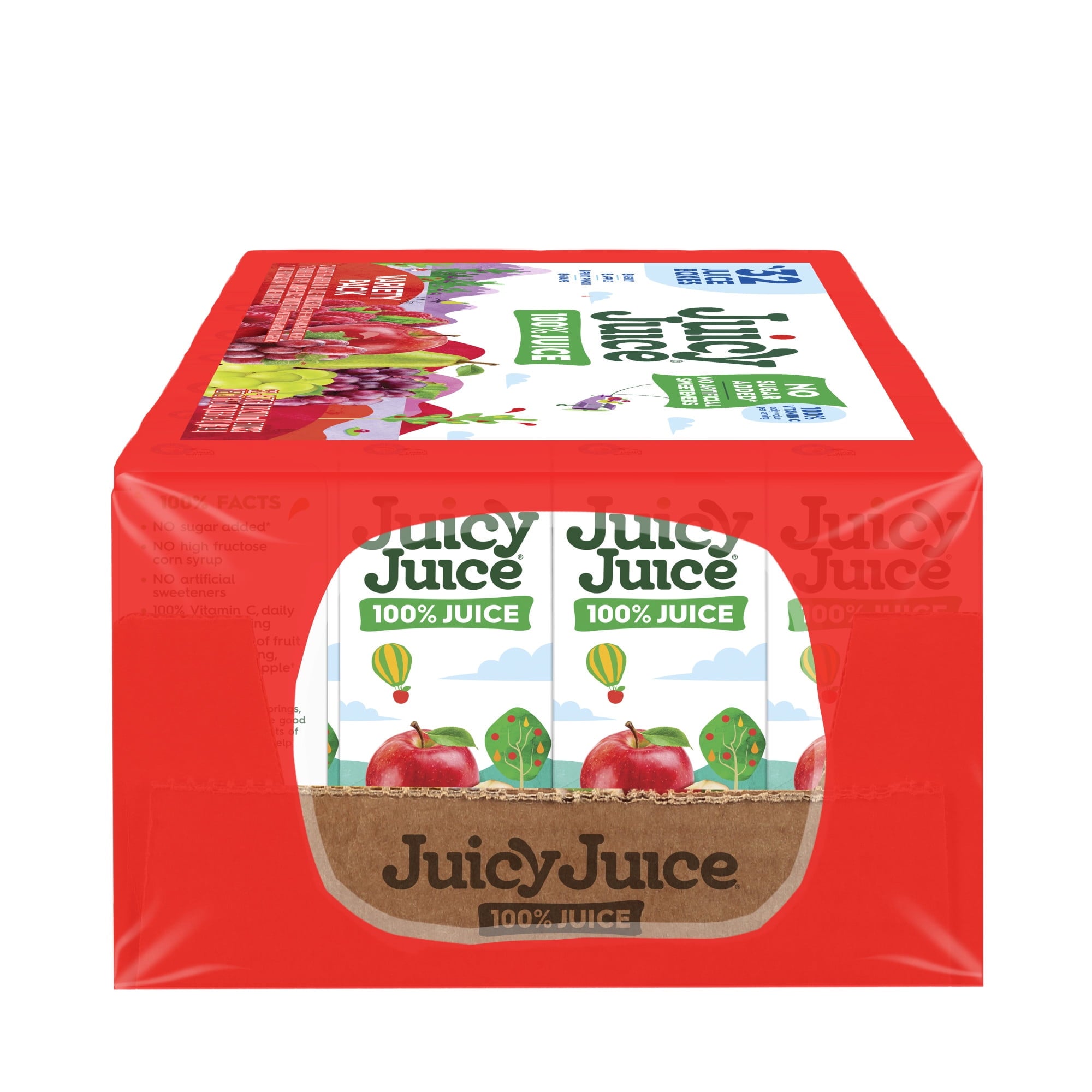 Juicy Juice 100% Juice Variety Pack Juice Boxes 32 Count 6.75 fl oz