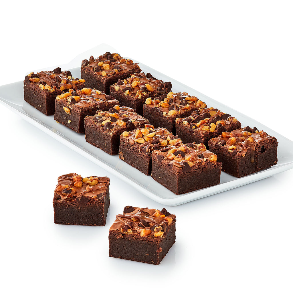 Bite Sized Turtle Chocolate Brownies 13.3 Oz 12 Count Marketside