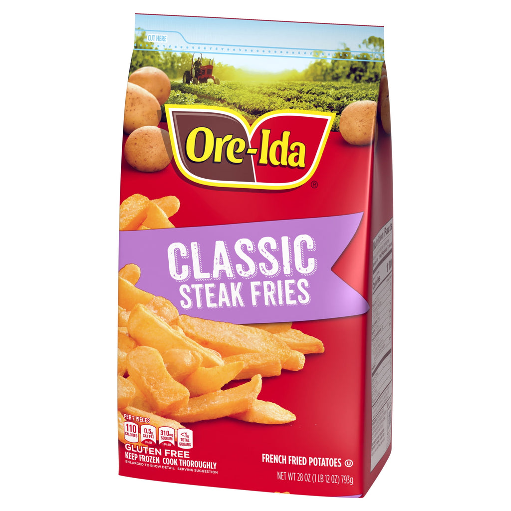 Ore-Ida Classic Steak Fries Frozen French Fried Potatoes 28 Oz