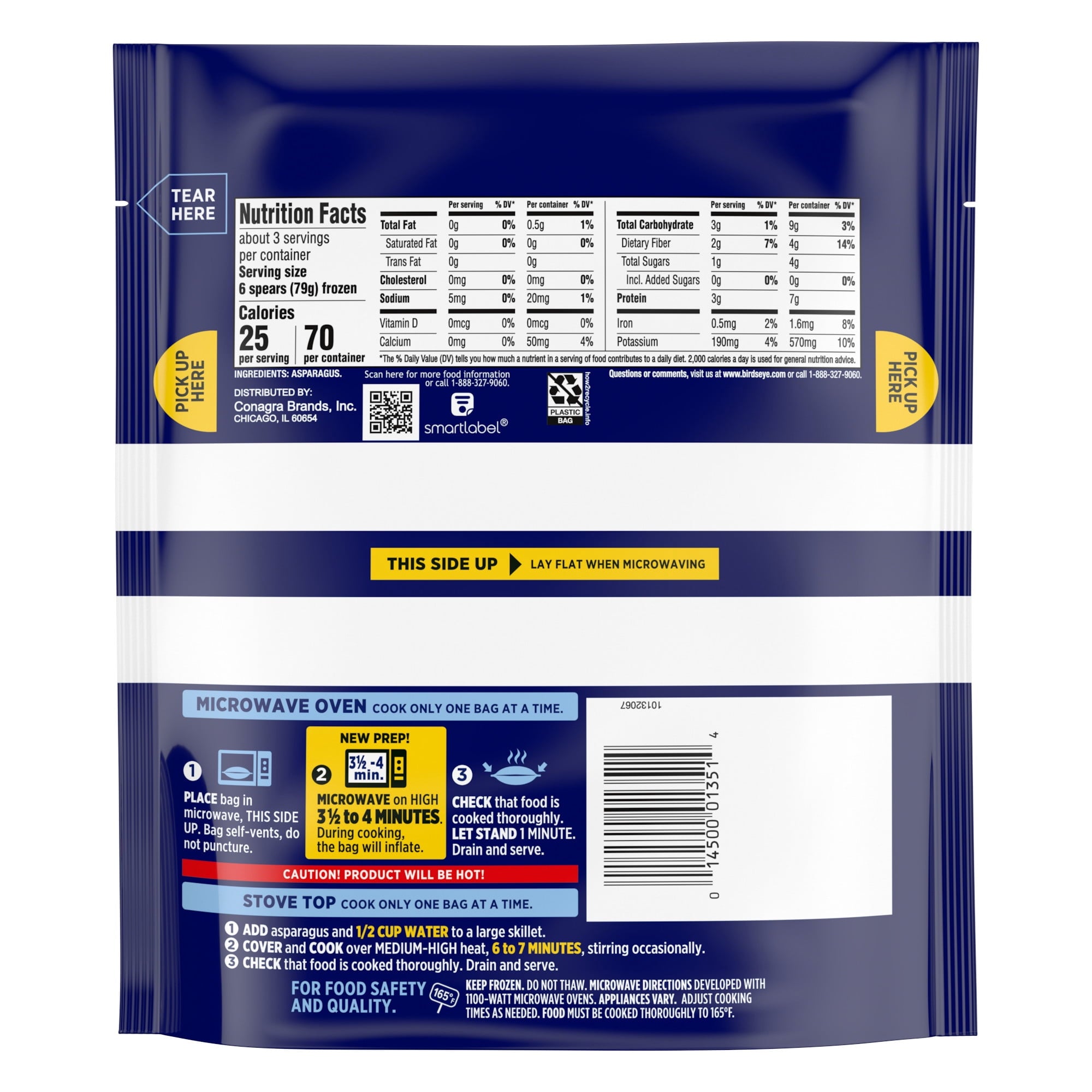 Birds Eye Steamfresh Asparagus Spears Frozen 8 Oz