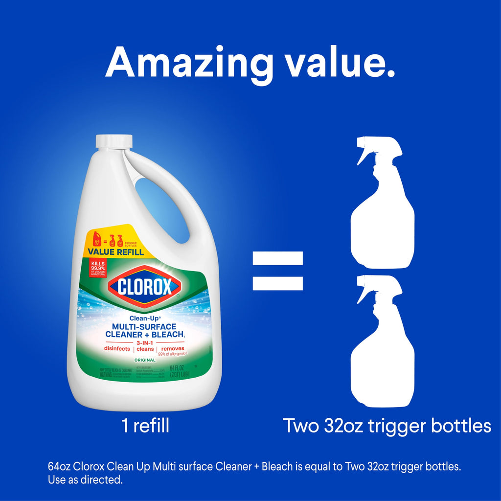 Clorox Clean-Up All Purpose Cleaner With Bleach Original 64 fl oz