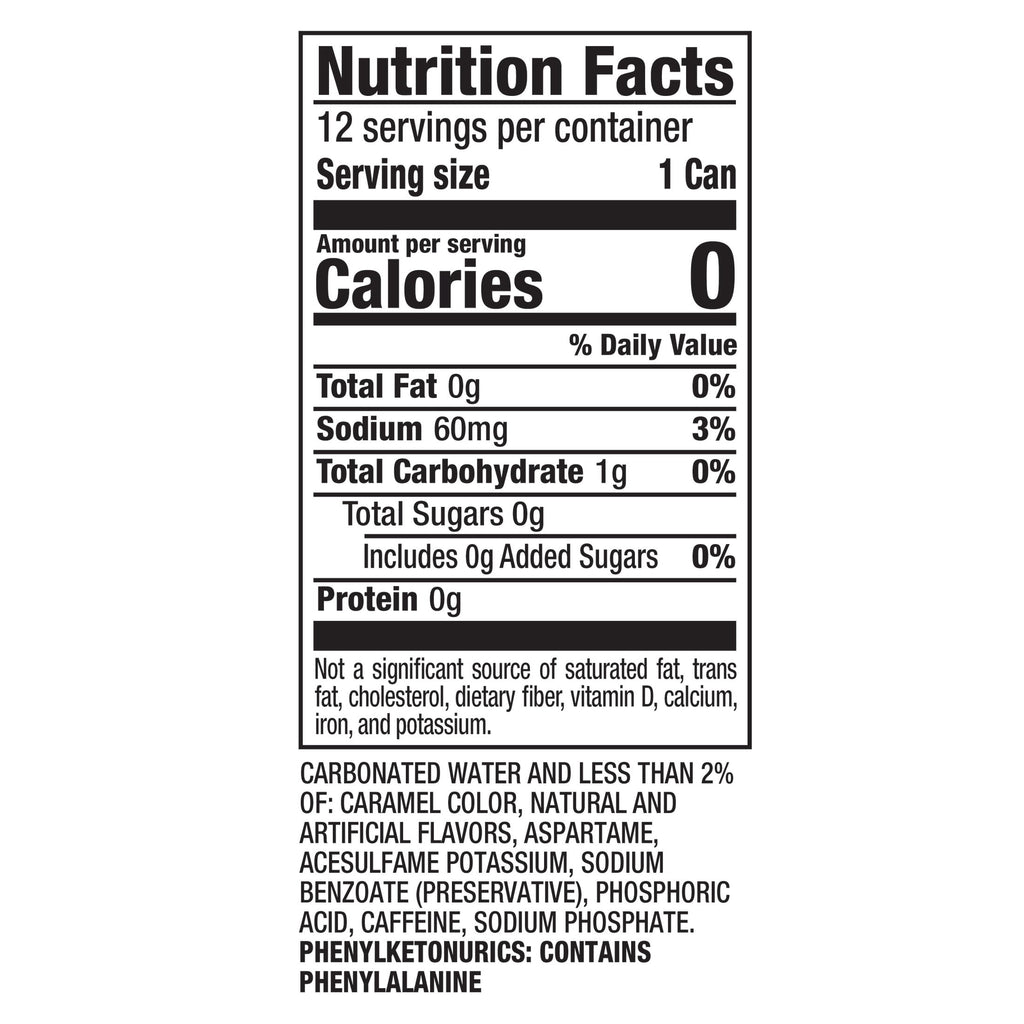 Dr Pepper Blackberry Zero Sugar Soda Pop Cans 12 Fl Oz 12 Pack