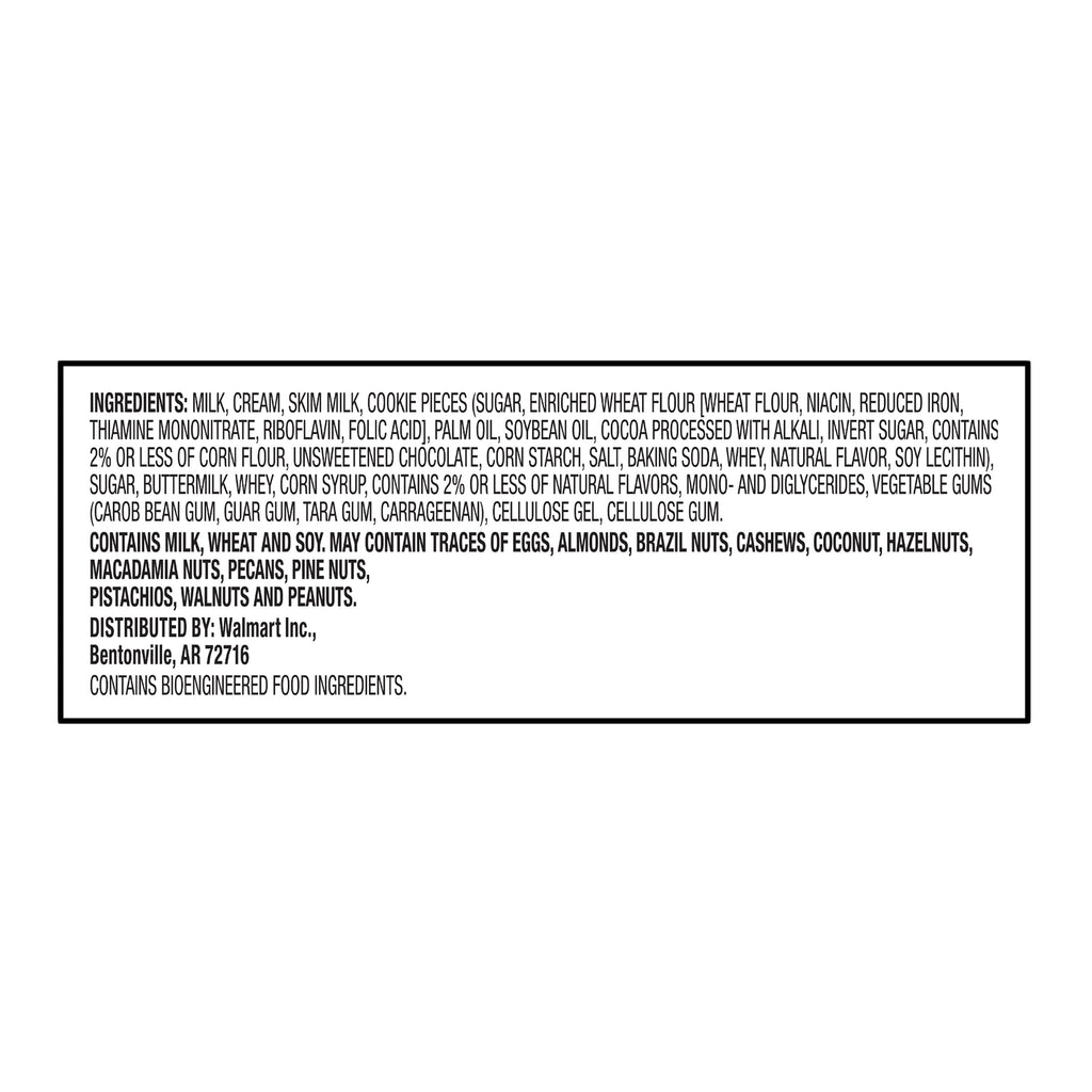 Great Value Cookies & Cream Ice Cream 16 Fl Oz