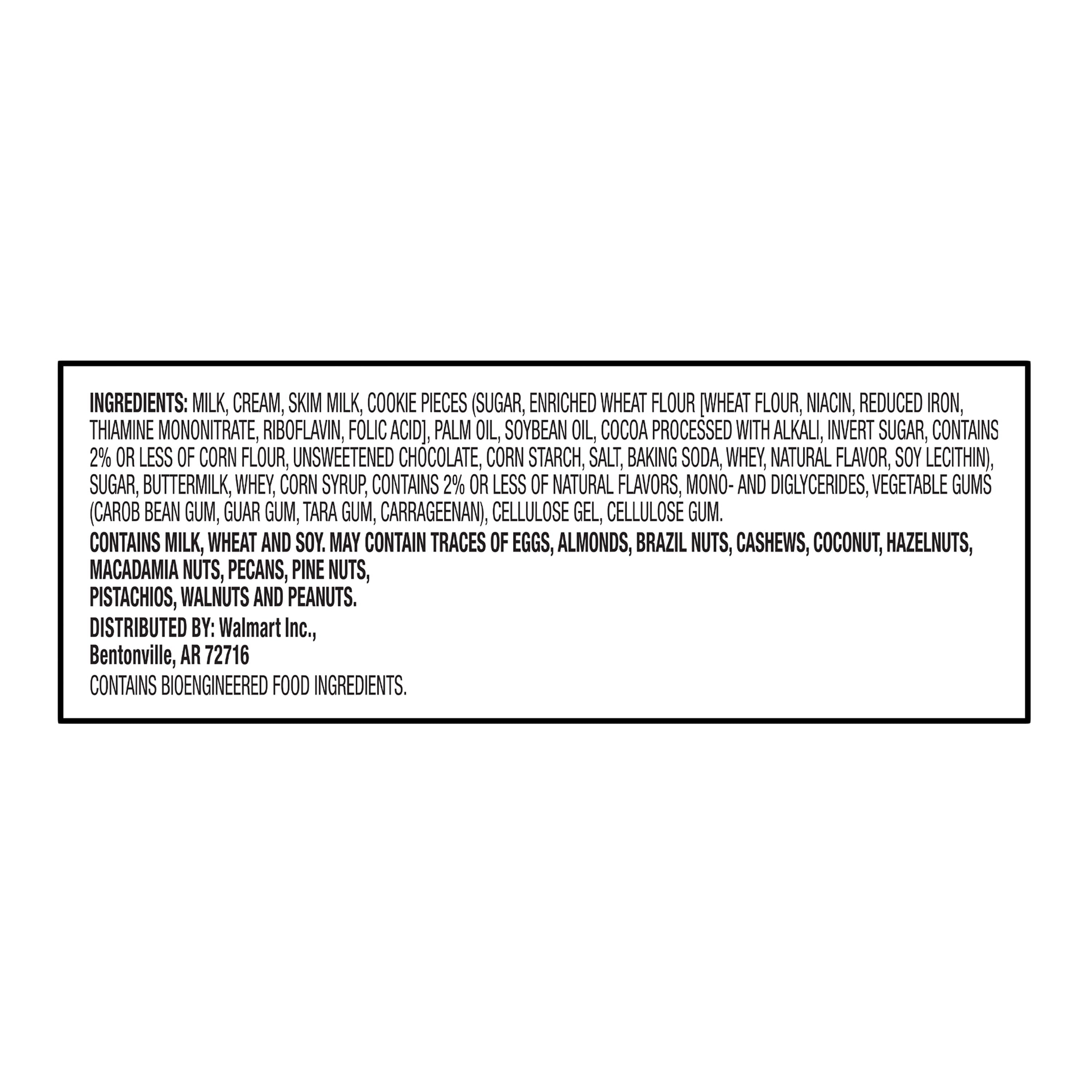 Great Value Cookies & Cream Ice Cream 16 Fl Oz