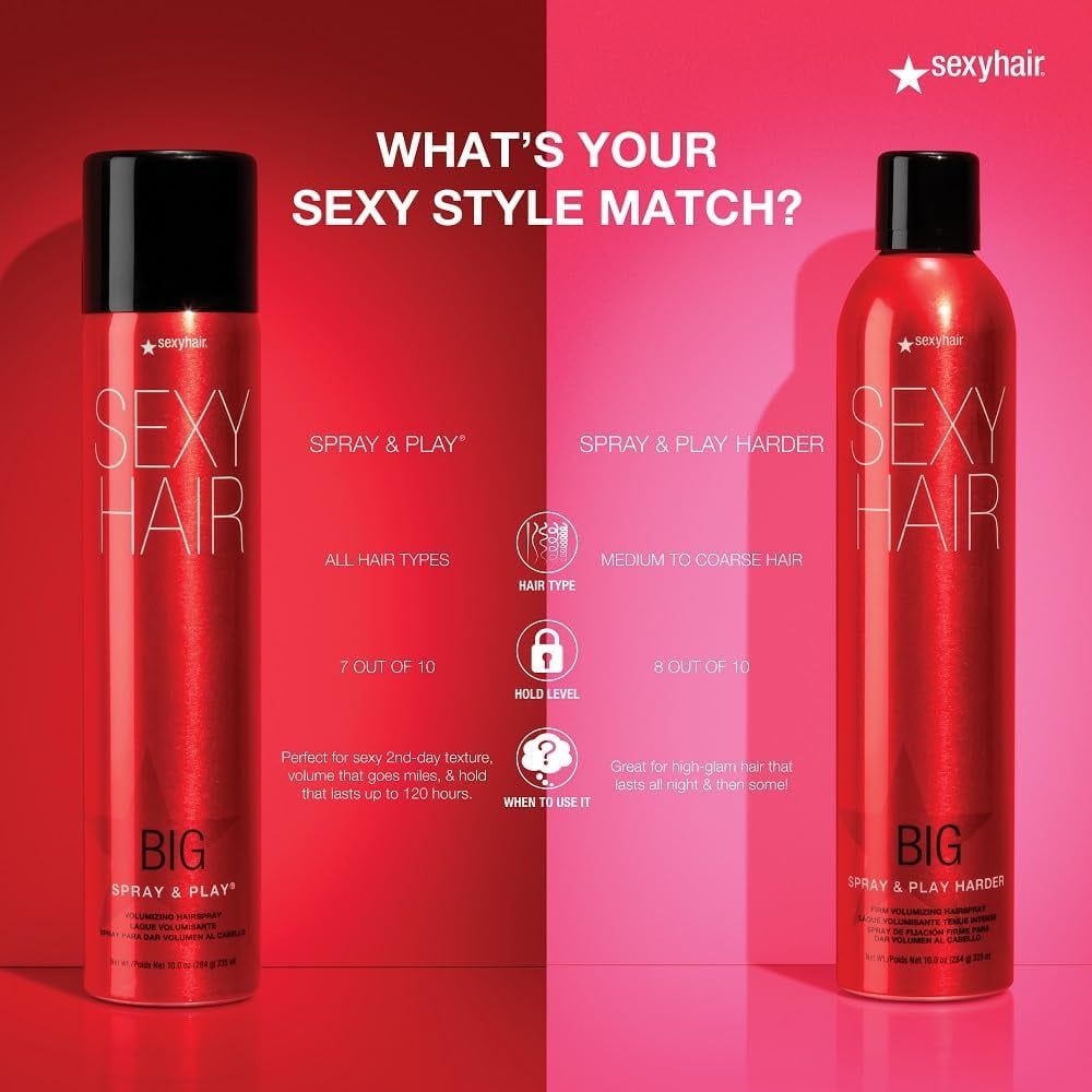 SexyHair Big Sexy Hair Spray & Play Volumizing Hairspray 10 oz