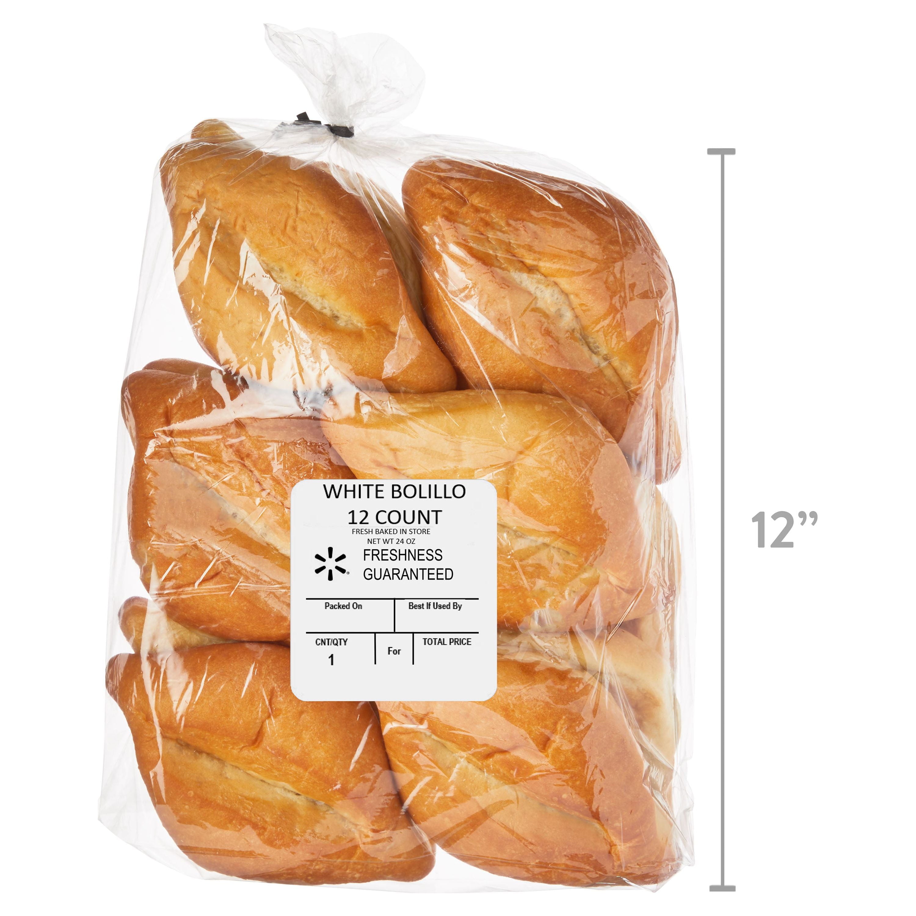 White Bolillos 24 Oz 12 Count