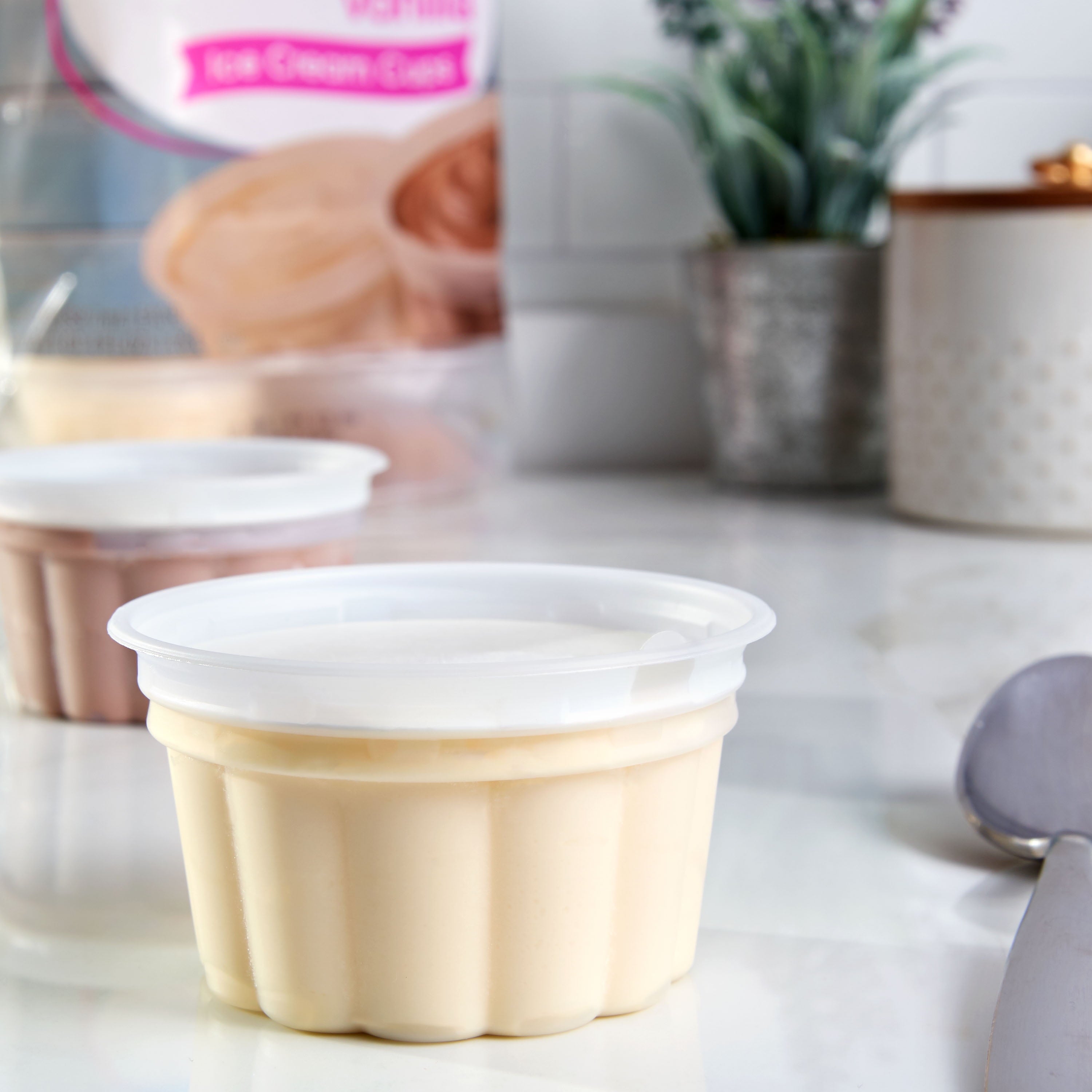 Great Value Chocolate & Vanilla Ice Cream Cups 36 Fl Oz 12 Pack