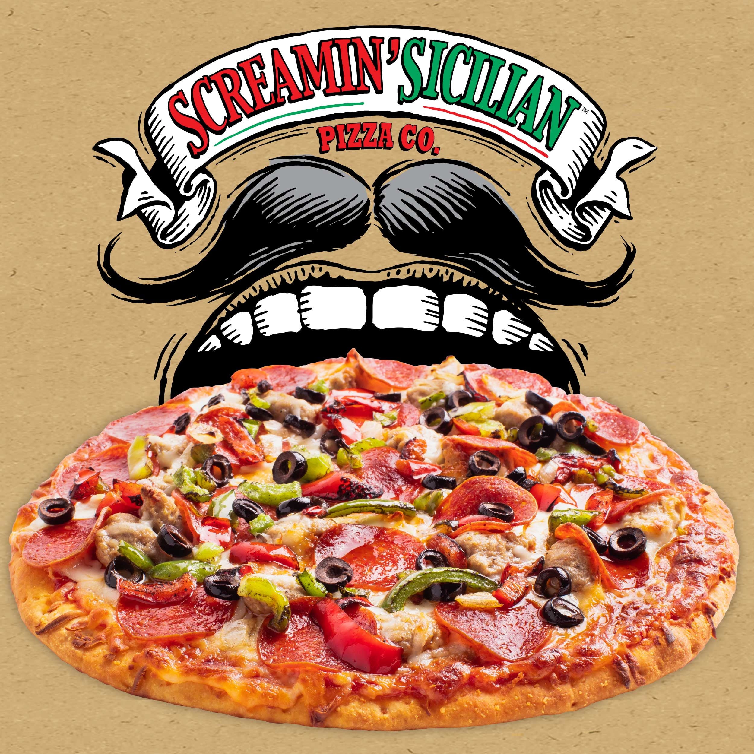 Screamin' Sicilian Supremus Maximus Original Pizzeria Crust Frozen Pizza 25 Oz