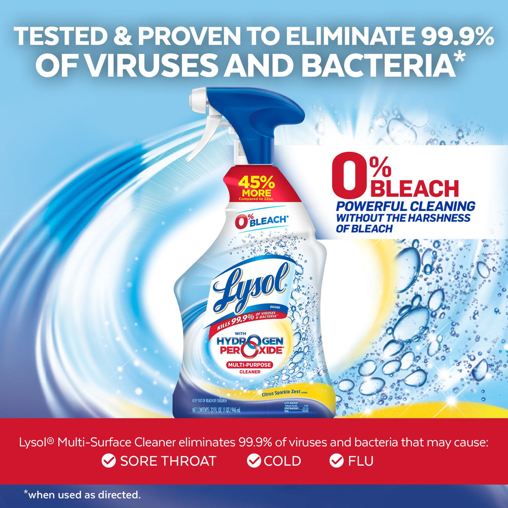 Lysol Hydrogen Peroxide Multi-Purpose Cleaner Citrus 32 fl oz