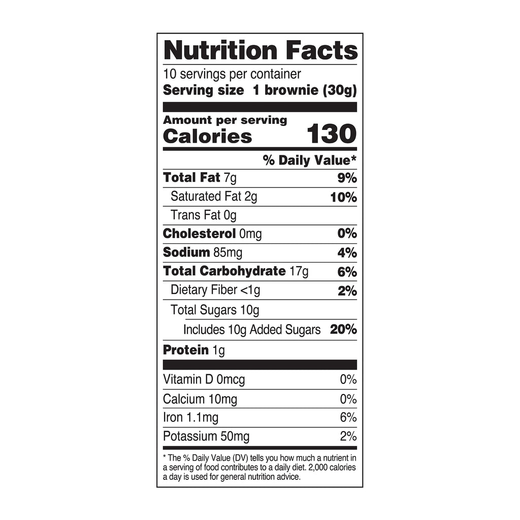 Oreo Brownies Two-Bite 10.5 Oz 10 Count
