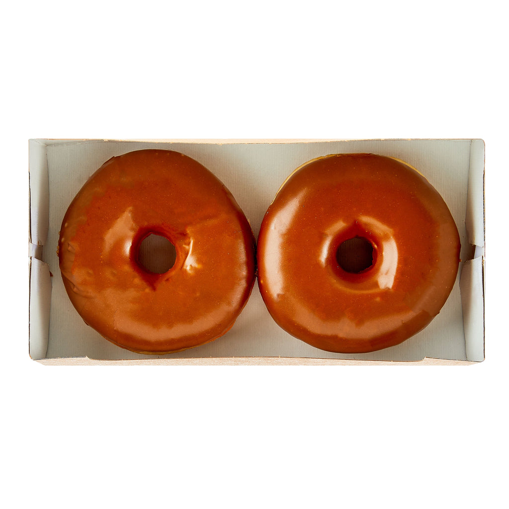 Maple Iced Ring Donuts 4 Oz 2 Count Freshness Guaranteed