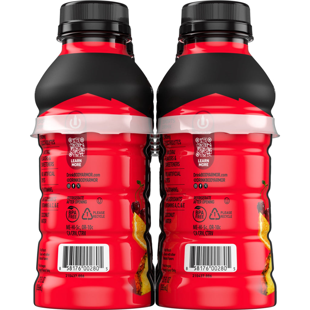 BODYARMOR Fruit Punch Electrolyte Sports Drink 12 fl oz 8 Pack