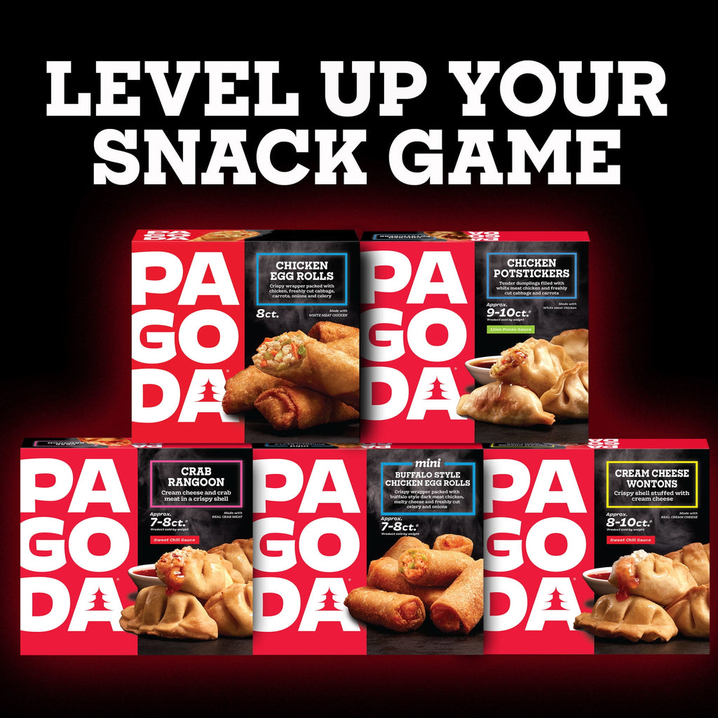 Pagoda Frozen Crunchy Crispy Pork Egg Rolls 22 Oz