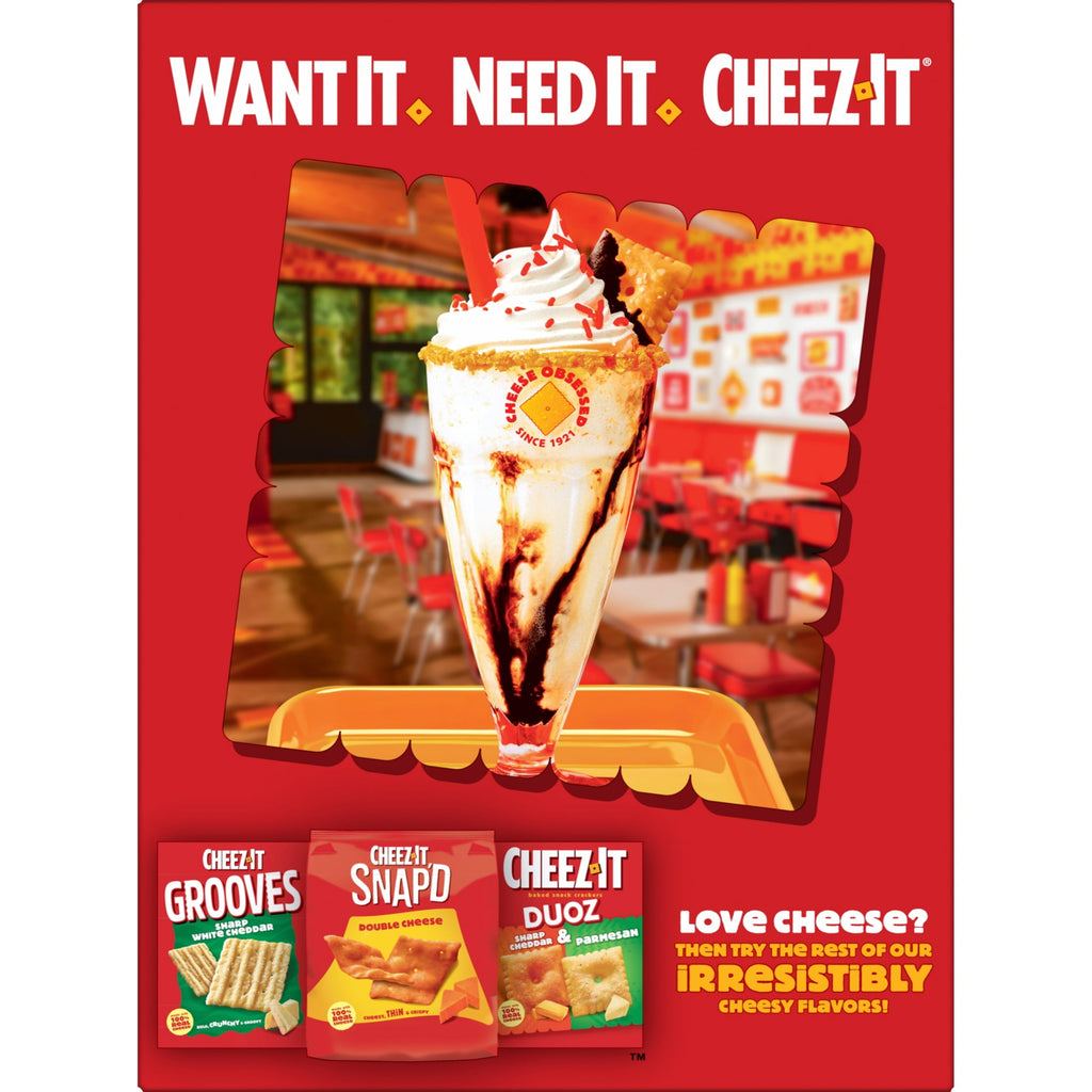 Original Baked Snack Crackers 12.4 Oz 1 Count Cheez-It