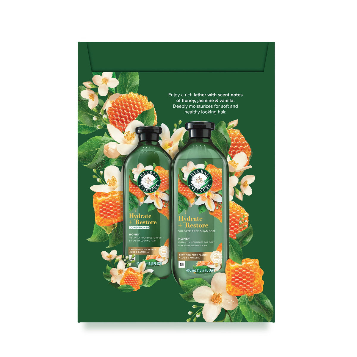 Herbal Essences Honey & Aloe Shampoo and Conditioner Set 13.5 fl oz Each