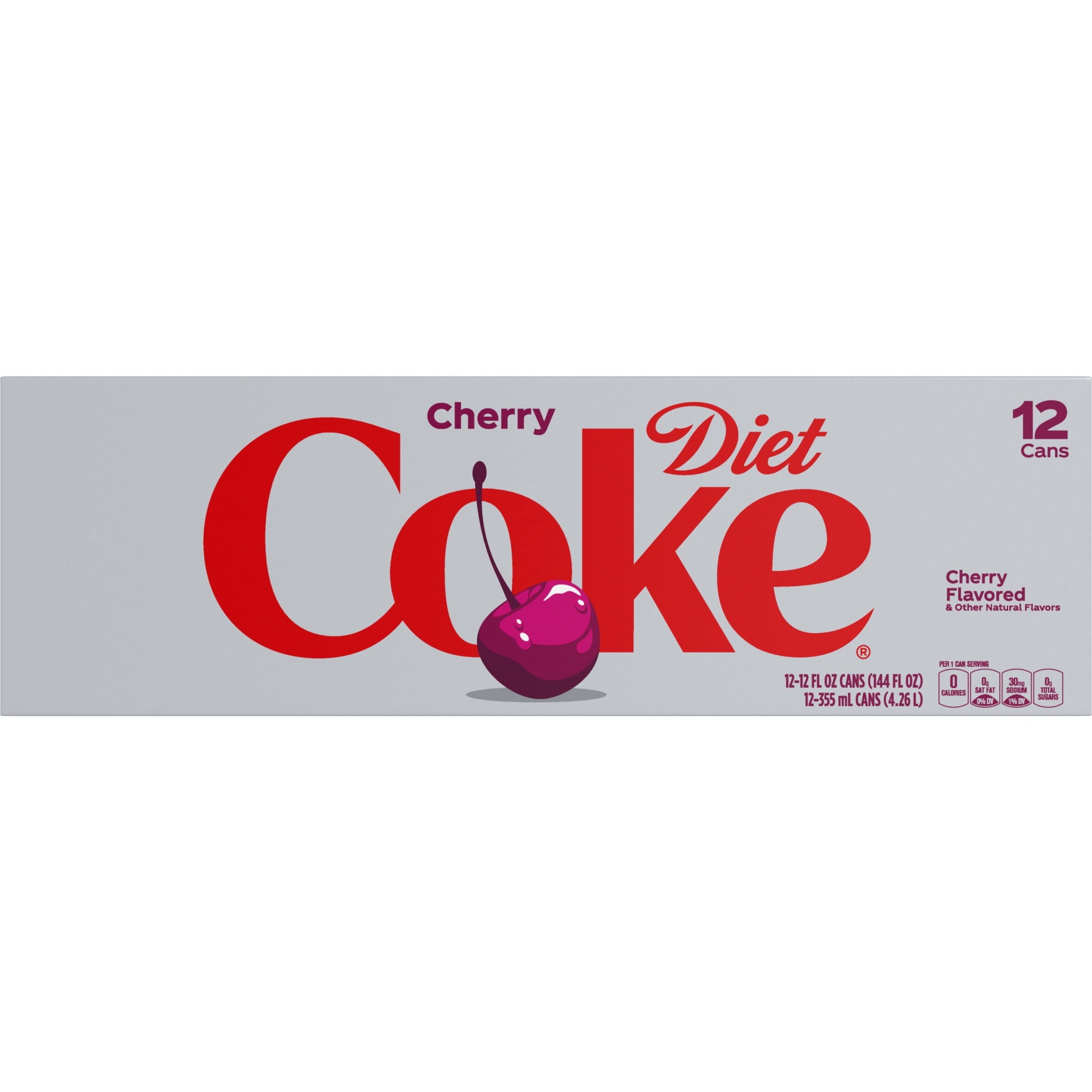 Diet Cherry Soda Pop Cans 12 Fl Oz 12 Pack Diet Coke