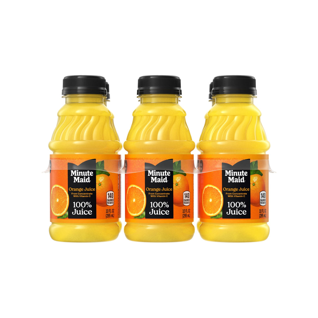Minute Maid 100% Orange Juice From Concentrate 10 fl oz 6 Pack