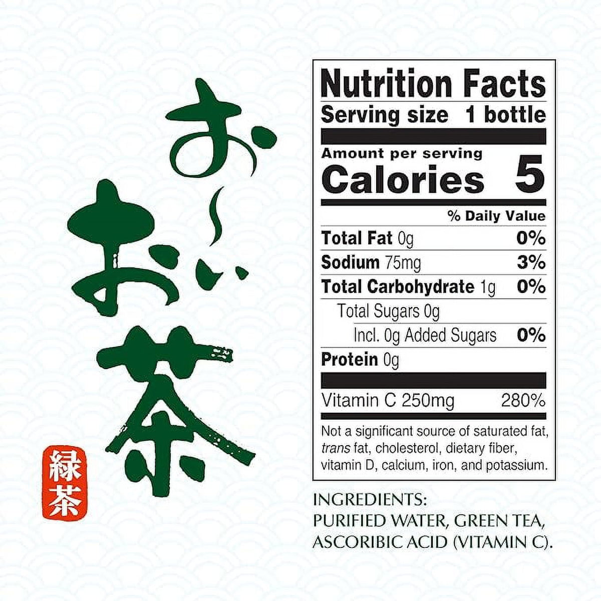 ITO EN Oi Ocha Unsweetened Green Tea Bottled Tea 16.9 fl oz 1 Count
