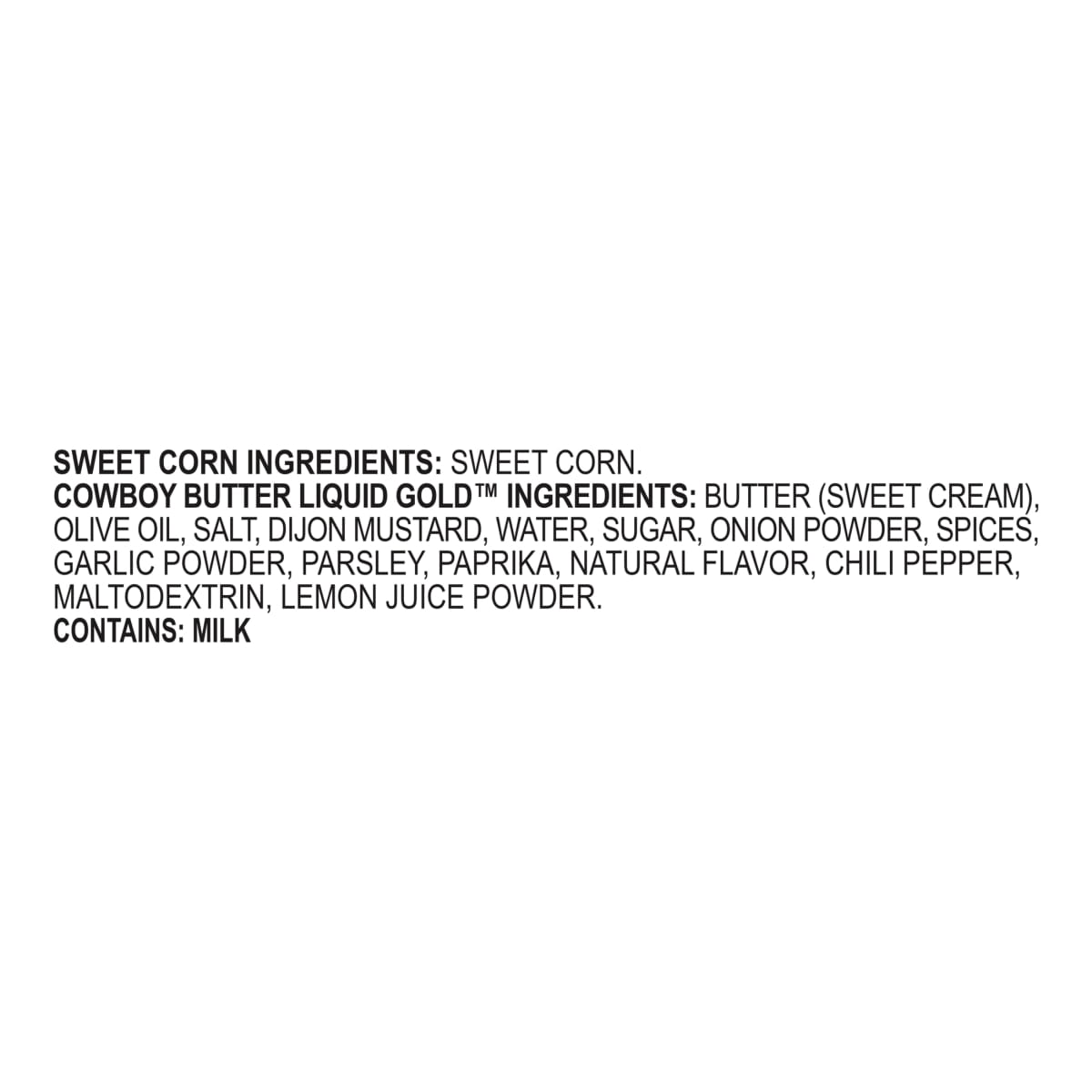 Kinder's Cowboy Butter Sweet Corn Frozen 13.5 Oz